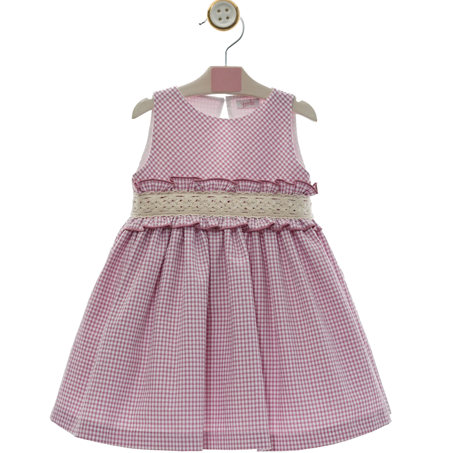 Dress with lace