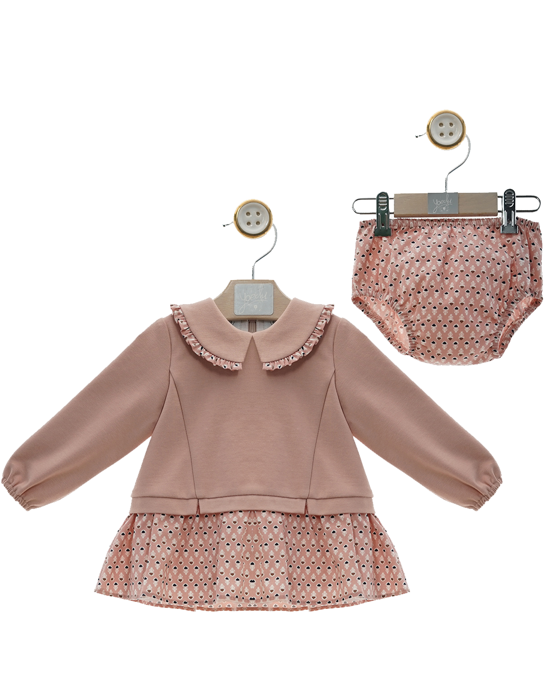 Sweater Pink Printed Dress