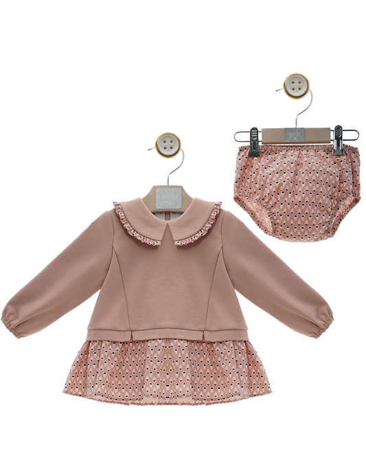 Sweater Pink Printed Dress