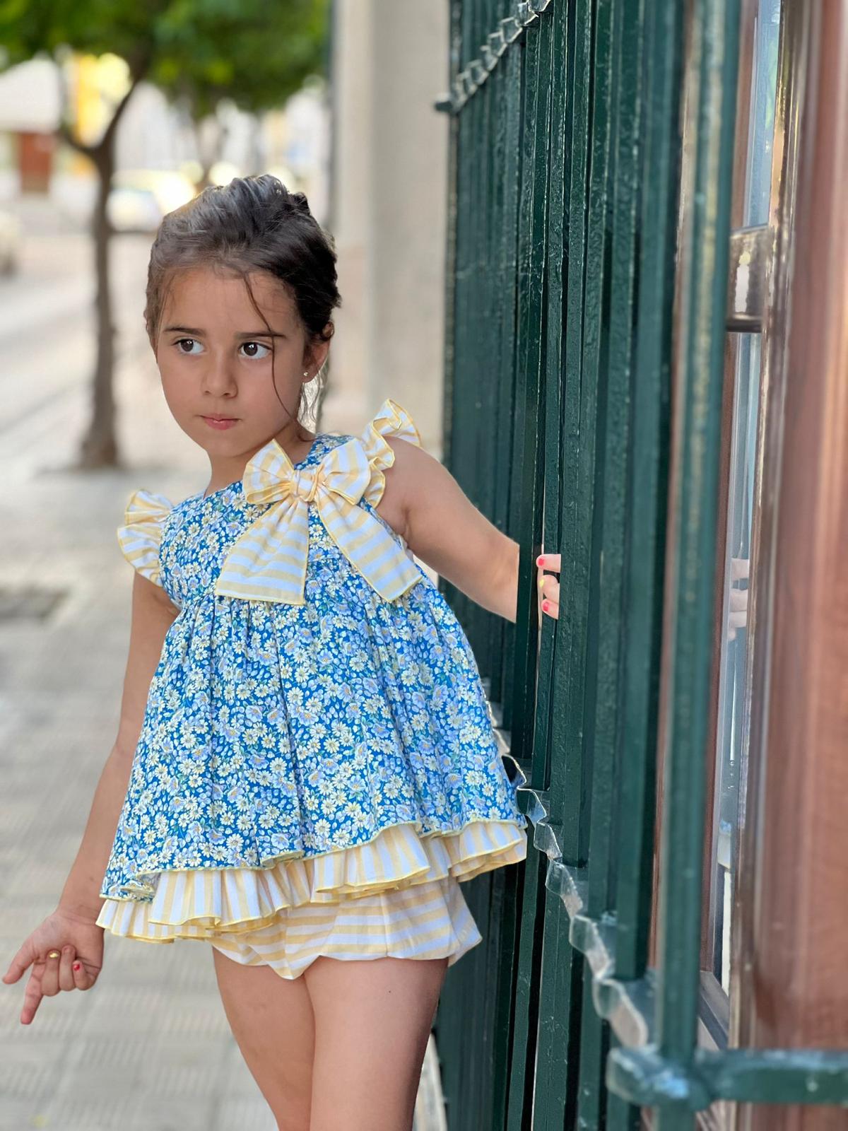 Blue Floral Dress