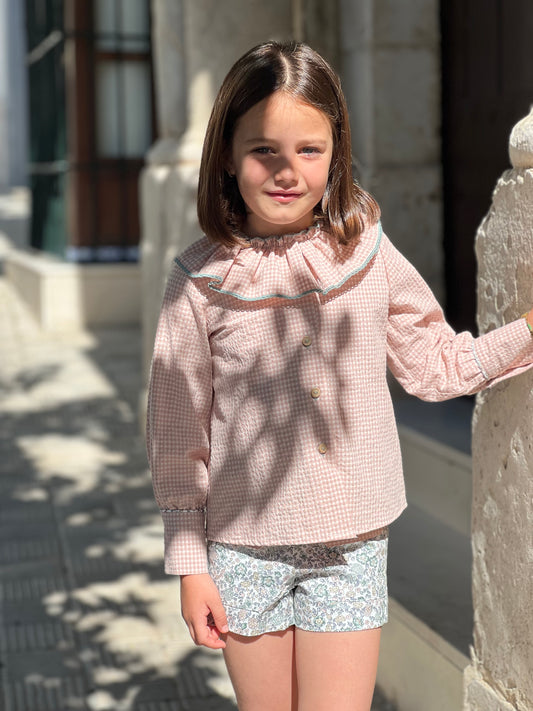 Girl's Shirt and Shorts Set