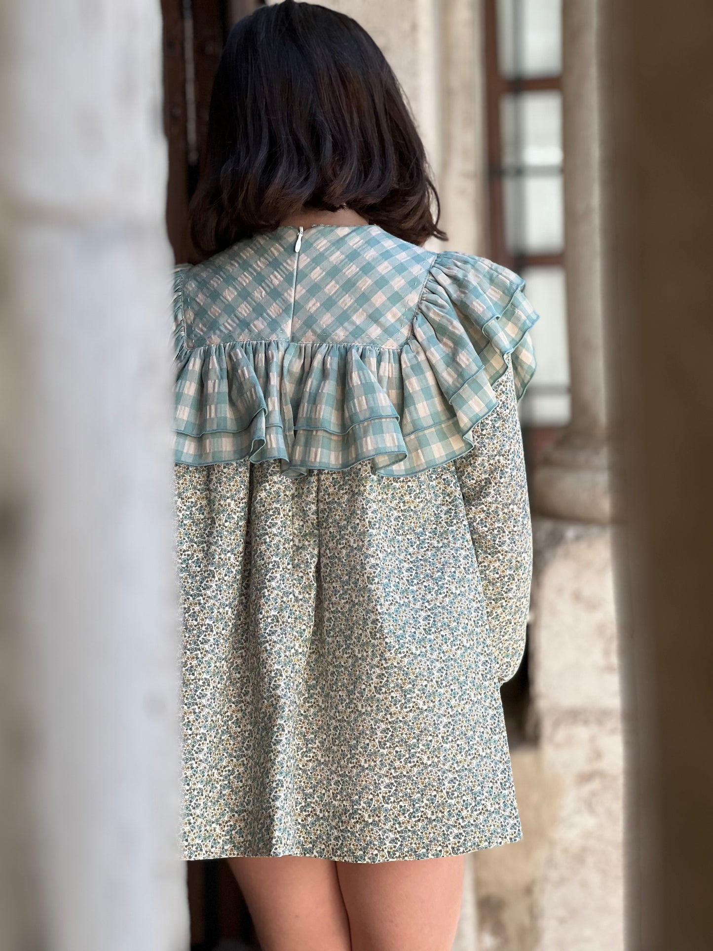 Mint Blossom Girl's Dress