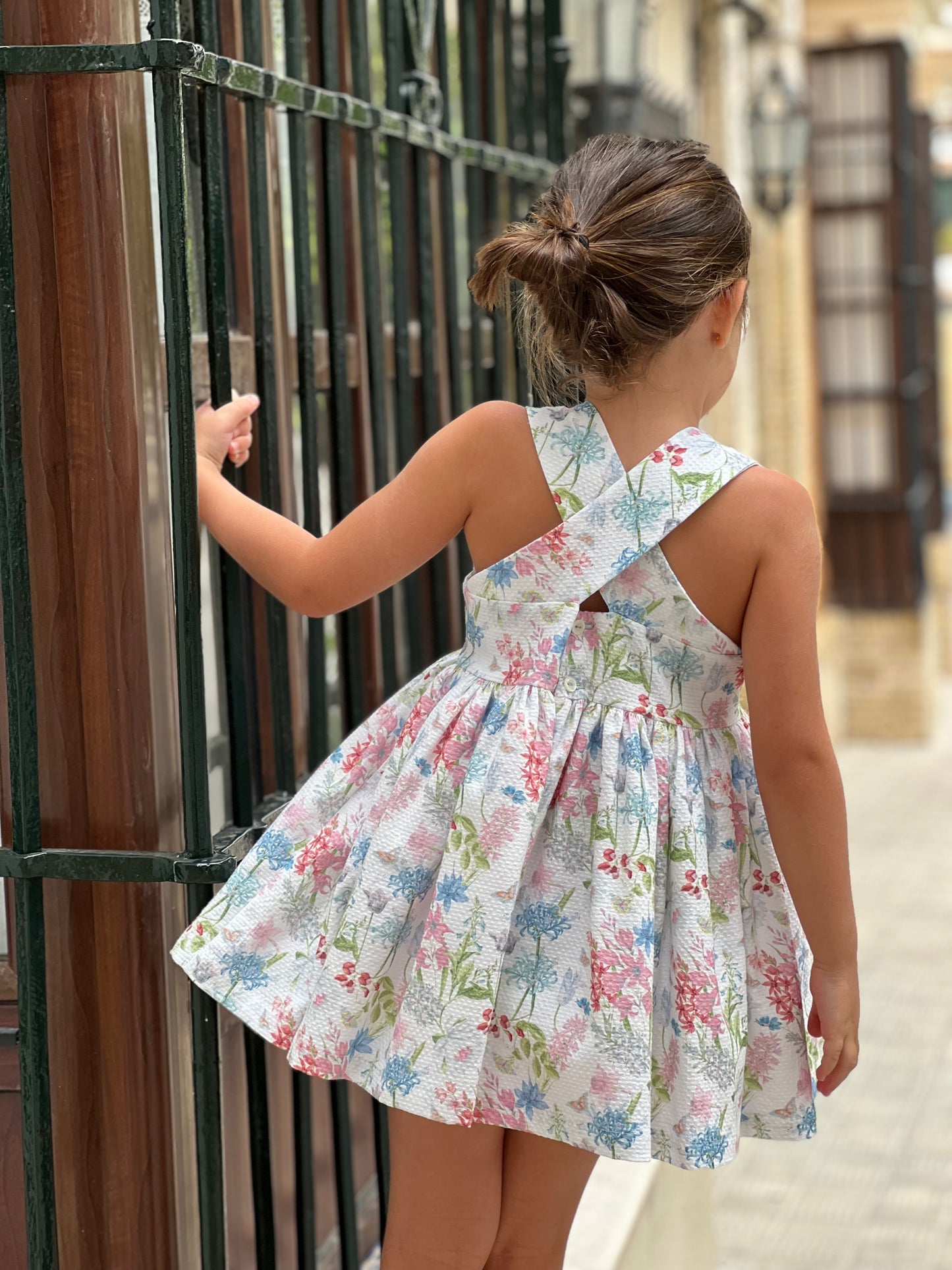 Floral print dress