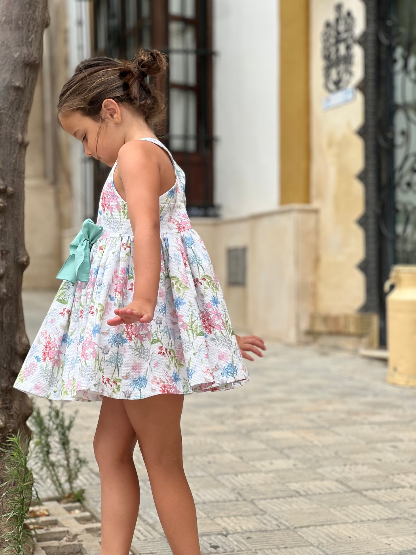 Floral print dress