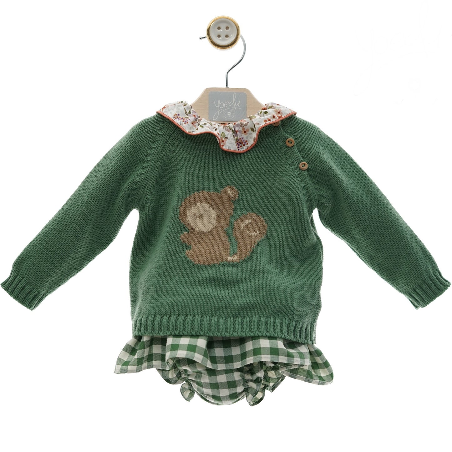 Girl's Set with Squirrel