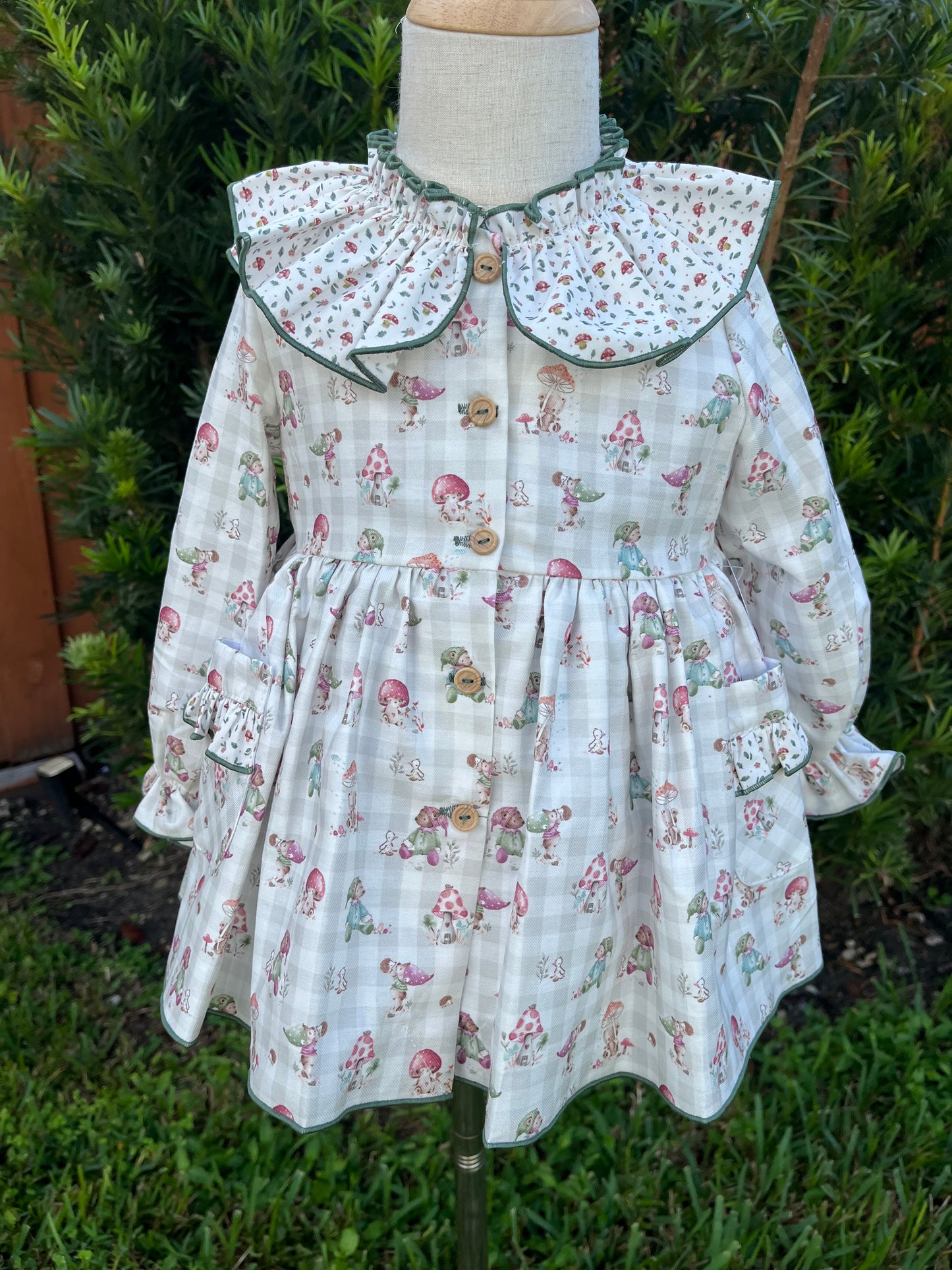 Magic Mushroom Baby Dress