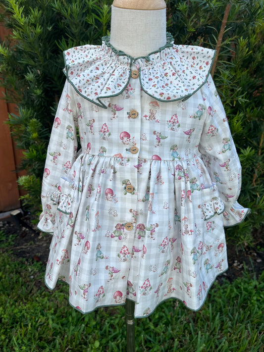 Magic Mushroom Baby Dress