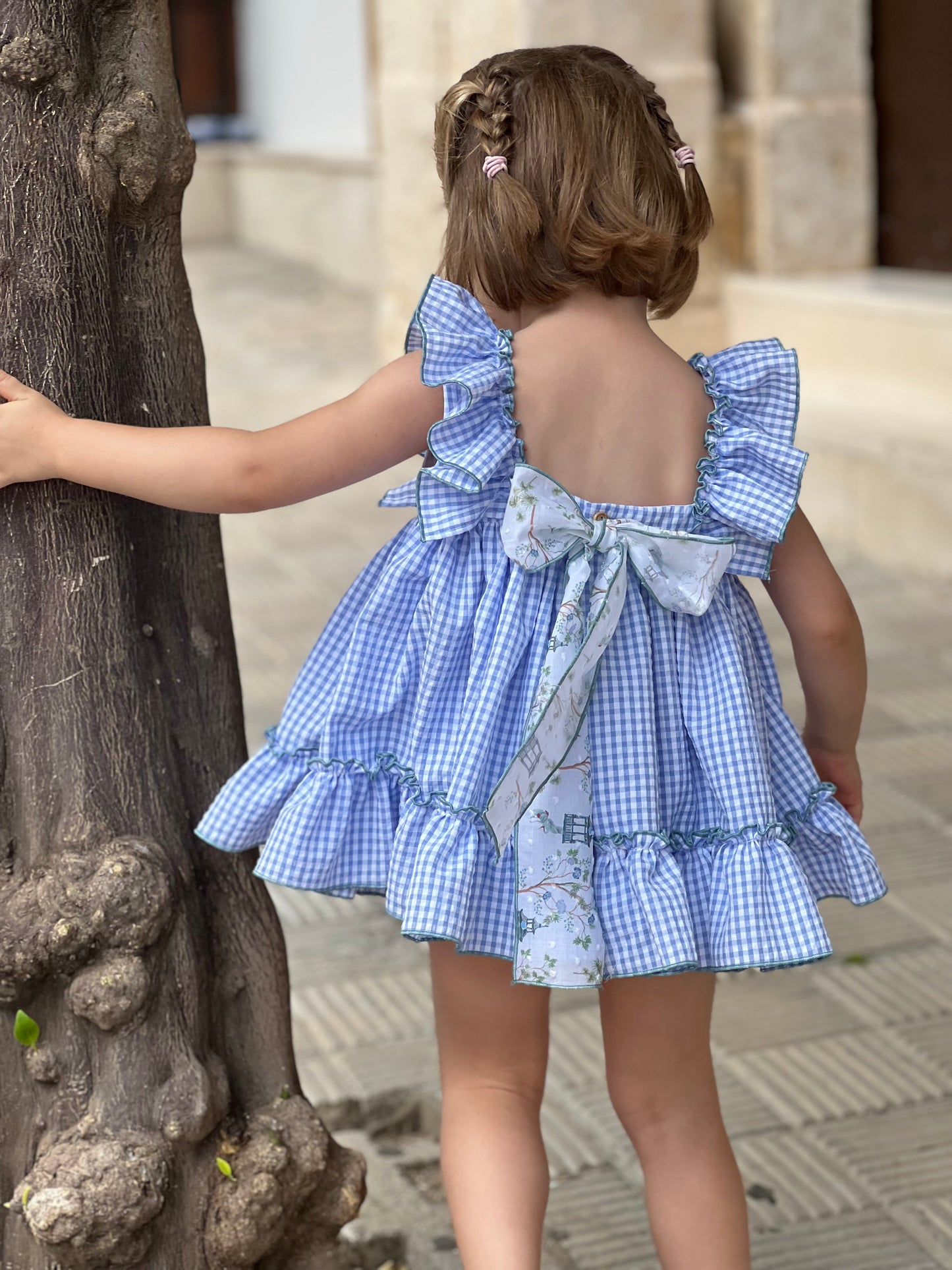 Blue dress