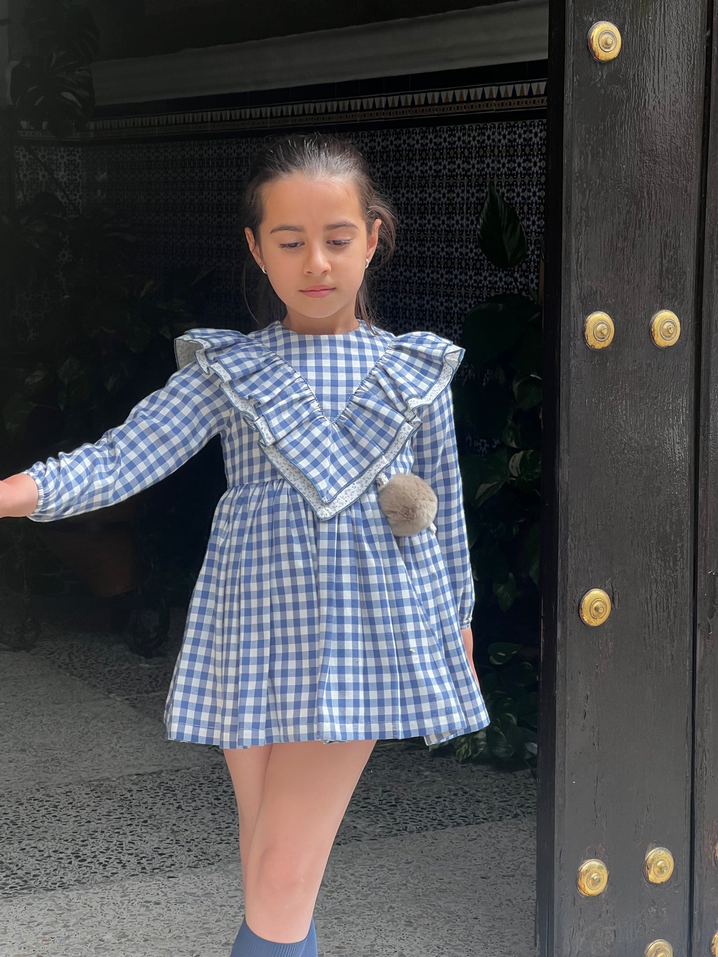 Sweet Blue Belle Girl's Dress