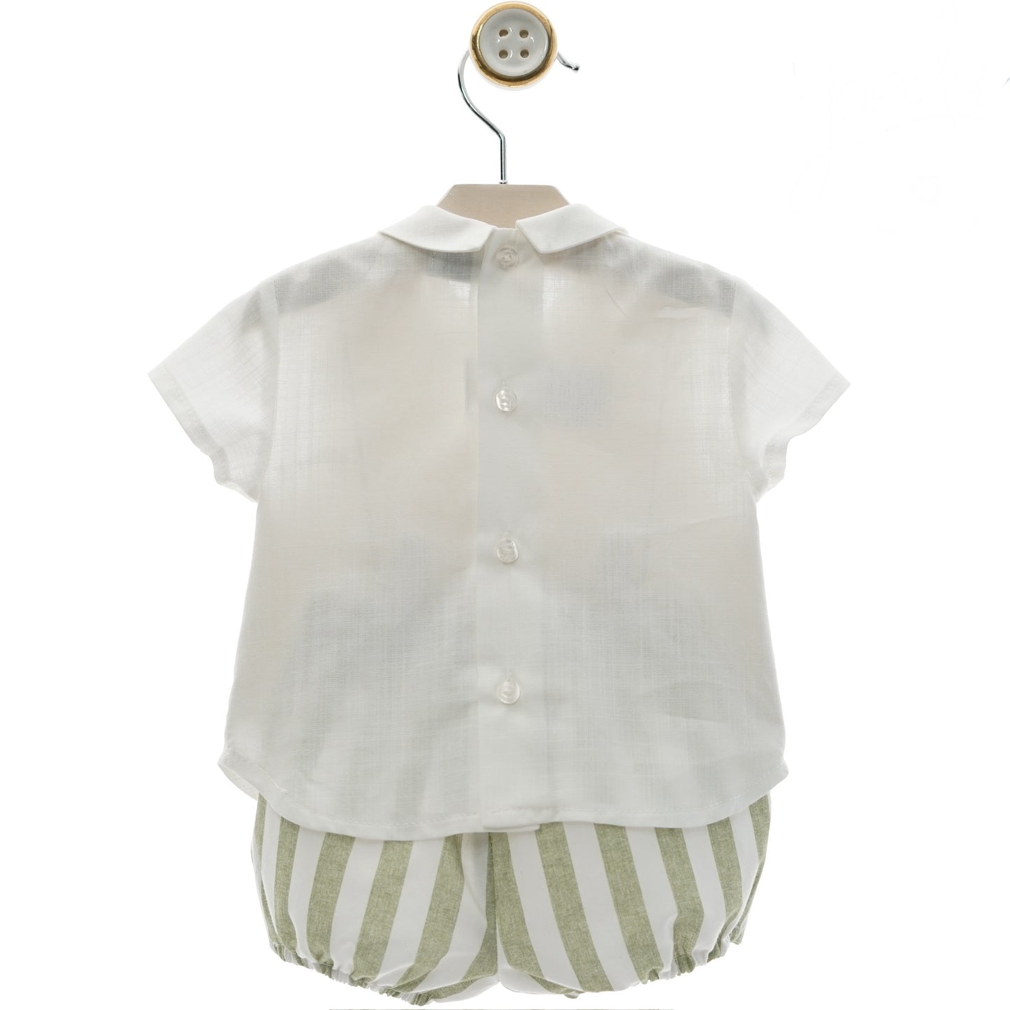 Elegant boys set with beige vest