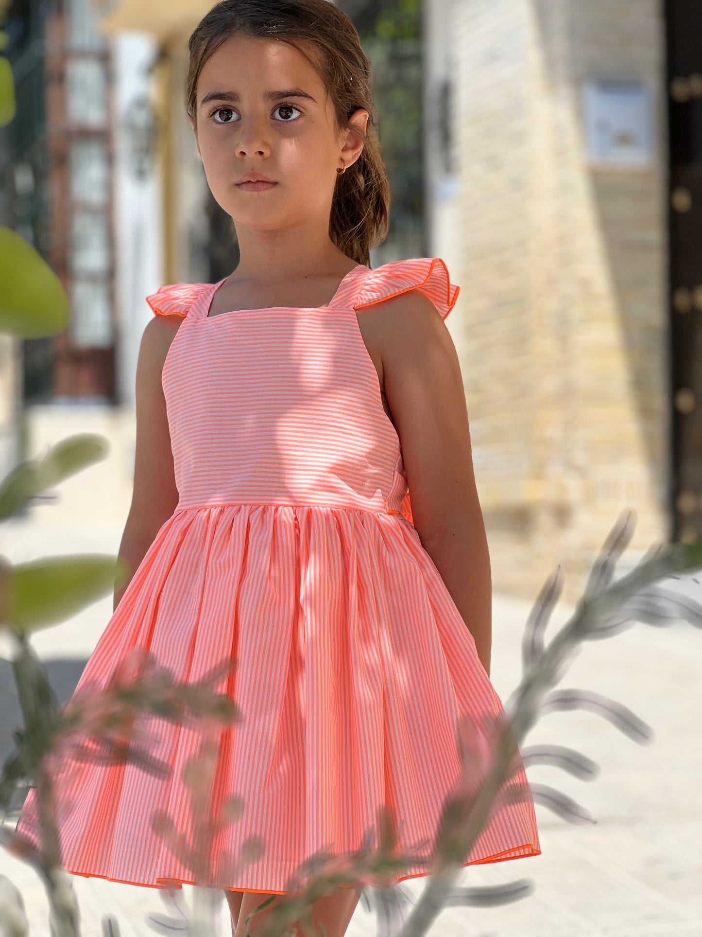Orange dress
