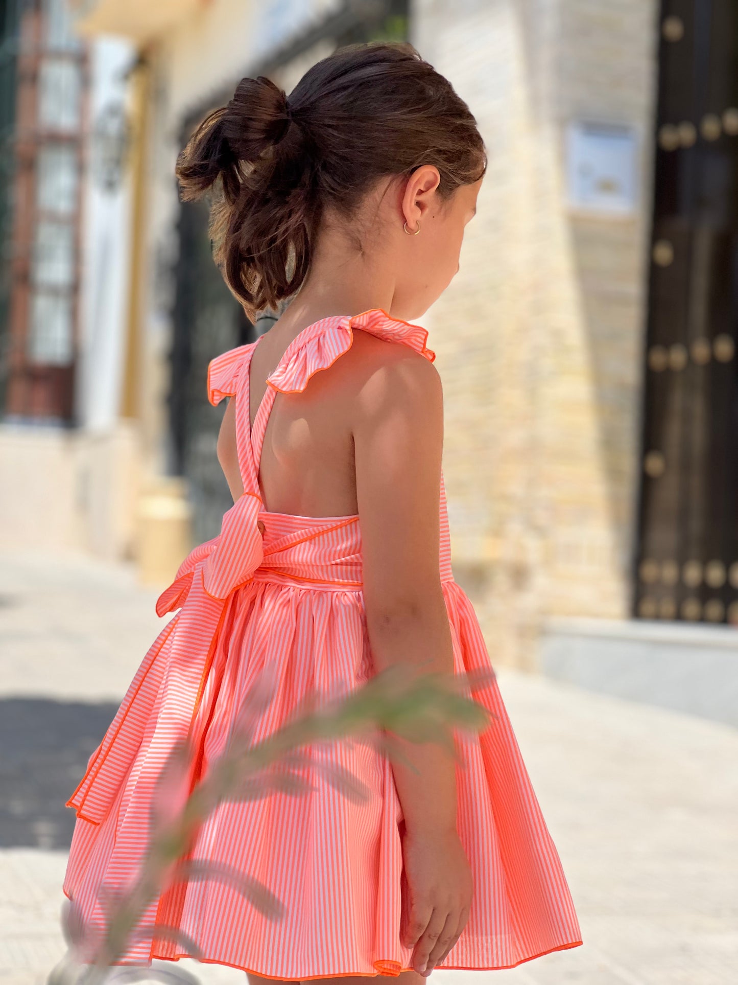 Orange dress