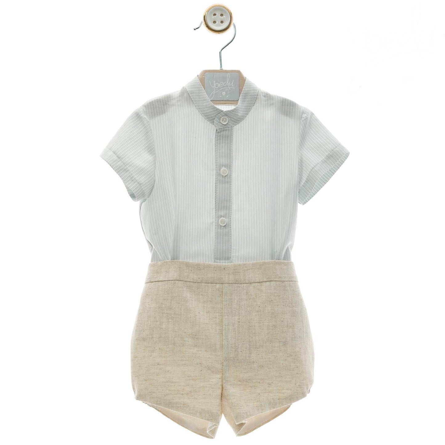 Refreshing shirt and shorts set