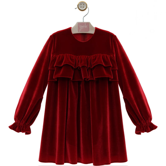 Elegant Red Girl's Dress