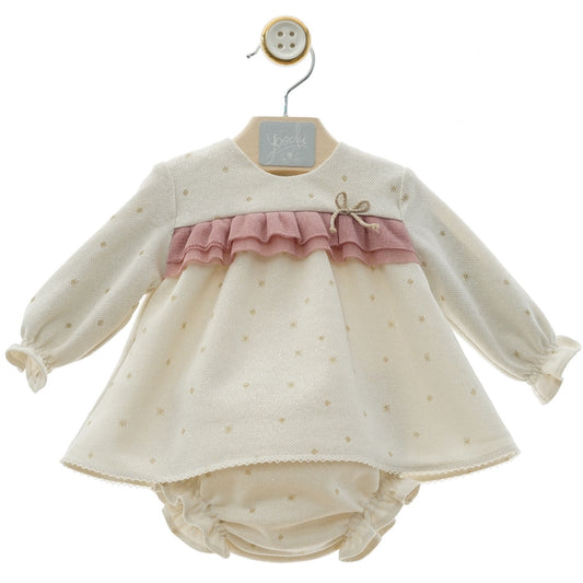 Dress with Golden Sparkles